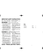 Preview for 2 page of Panasonic ES8017SC Operating Instructions Manual