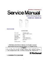 Preview for 11 page of Panasonic ES8026-E2 Service Manual