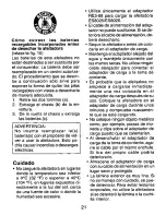 Preview for 21 page of Panasonic ES8026NC Operating Instructions Manual