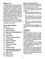 Preview for 6 page of Panasonic ES8066K Operating Operating Instructions Manual