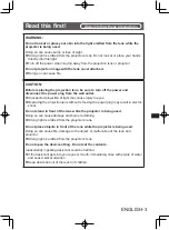 Предварительный просмотр 3 страницы Panasonic ET-C1W300 Operating Instructions Manual