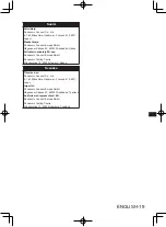 Предварительный просмотр 19 страницы Panasonic ET-C1W300 Operating Instructions Manual