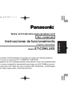 Preview for 45 page of Panasonic ET-CDWL3U Operating Instructions Manual