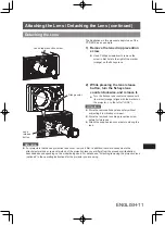 Preview for 11 page of Panasonic ET-D3LEF70 Operating Instructions Manual