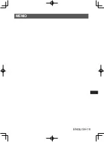 Preview for 19 page of Panasonic ET-D3LEF70 Operating Instructions Manual