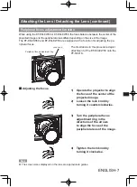 Предварительный просмотр 7 страницы Panasonic ET-D3LES20 Operating Instruction