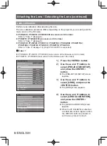 Предварительный просмотр 8 страницы Panasonic ET-D3LES20 Operating Instruction