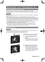 Предварительный просмотр 5 страницы Panasonic ET-D3LEW10 Operating Instruction