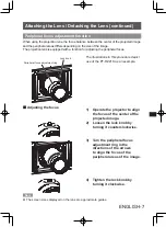 Предварительный просмотр 7 страницы Panasonic ET-D3LEW10 Operating Instruction