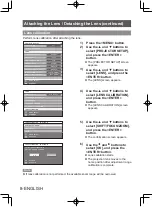 Предварительный просмотр 8 страницы Panasonic ET-D3LEW10 Operating Instruction