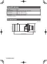 Предварительный просмотр 12 страницы Panasonic ET-D3LEW10 Operating Instruction