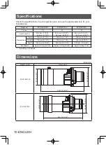 Предварительный просмотр 10 страницы Panasonic ET-D3LEW10C Operating Instructions Manual