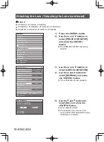 Preview for 10 page of Panasonic ET-D3LEW60 Operating	 Instruction