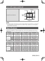 Предварительный просмотр 9 страницы Panasonic ET-D3QS400 Operating Instructions Manual