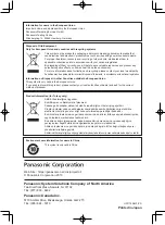 Предварительный просмотр 12 страницы Panasonic ET-D3QS400 Operating Instructions Manual