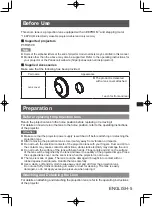 Preview for 5 page of Panasonic ET-D3QW200 Operating Instructions Manual