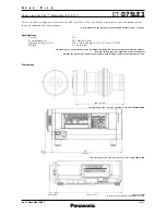 Предварительный просмотр 4 страницы Panasonic ET-D75LE6 Specifications