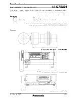 Предварительный просмотр 5 страницы Panasonic ET-D75LE6 Specifications