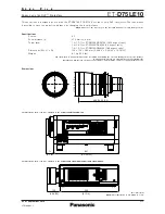 Panasonic ET-D75LE8 Spec File preview