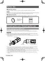 Preview for 4 page of Panasonic ET-D75LE90 Operating Instructions Manual