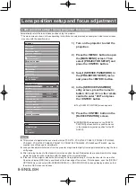 Preview for 8 page of Panasonic ET-DLE030 Operating	 Instruction