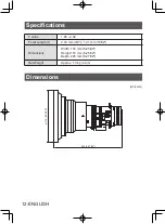 Предварительный просмотр 12 страницы Panasonic ET-DLE060C Operating Instructions Manual