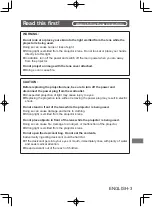 Preview for 3 page of Panasonic ET-DLE105C Operating Instructions Manual