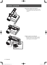 Предварительный просмотр 20 страницы Panasonic et-jpc100bu Installation Instructions Manual