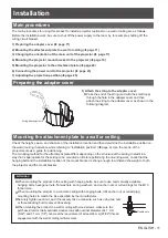 Preview for 11 page of Panasonic ET-JPC200BK Installation Instructions Manual