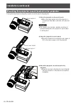 Preview for 18 page of Panasonic ET-JPC200BK Installation Instructions Manual