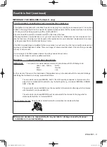 Preview for 3 page of Panasonic et-jpf100be Operating Instructions Manual