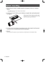 Preview for 6 page of Panasonic ET-JPF100BU Operating Instructions Manual