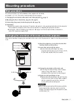 Предварительный просмотр 7 страницы Panasonic ET-JPF200BE Operating Instructions Manual