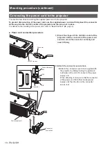 Предварительный просмотр 10 страницы Panasonic ET-JPF200BE Operating Instructions Manual