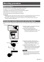 Предварительный просмотр 7 страницы Panasonic ET-JPF200BK Operating Instructions Manual