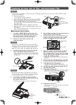 Предварительный просмотр 3 страницы Panasonic ET-LAA310 Operating Instructions