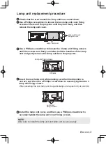 Preview for 3 page of Panasonic ET-LAB80 Replacement Instructions