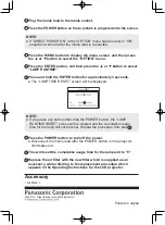 Preview for 4 page of Panasonic ET-LAB80 Replacement Instructions