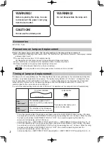 Предварительный просмотр 2 страницы Panasonic ET-LAD57 Replacement Instructions