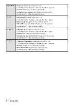 Preview for 6 page of Panasonic ET-LAL500 Operating Instructions Manual