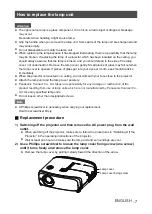 Предварительный просмотр 7 страницы Panasonic ET-LAV400 Operating Instructions Manual