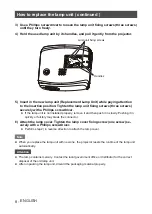 Предварительный просмотр 8 страницы Panasonic ET-LAV400 Operating Instructions Manual