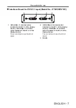 Preview for 7 page of Panasonic ET-MDNDV10 Operating Instructions Manual