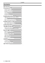 Preview for 2 page of Panasonic ET-MDNFB10 Operating Instructions Manual