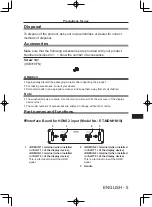 Preview for 5 page of Panasonic ET-MDNHM10 Operating Instructions Manual