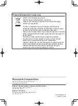 Preview for 10 page of Panasonic ET-MDNHM10 Operating Instructions Manual