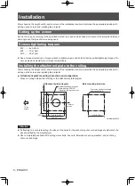 Preview for 6 page of Panasonic ET-PKD120S Installation Instructions Manual