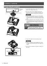 Preview for 8 page of Panasonic ET-PKL100S Installation Instructions Manual