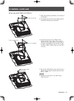 Предварительный просмотр 15 страницы Panasonic ET-PKL300B Installation Instructions Manual