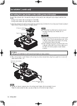 Предварительный просмотр 16 страницы Panasonic ET-PKL300B Installation Instructions Manual